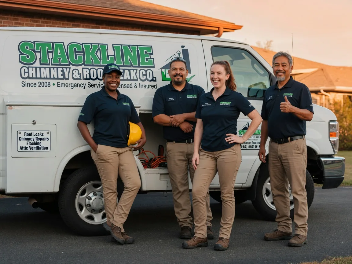 Chimney flashing repair company in Squires, MO